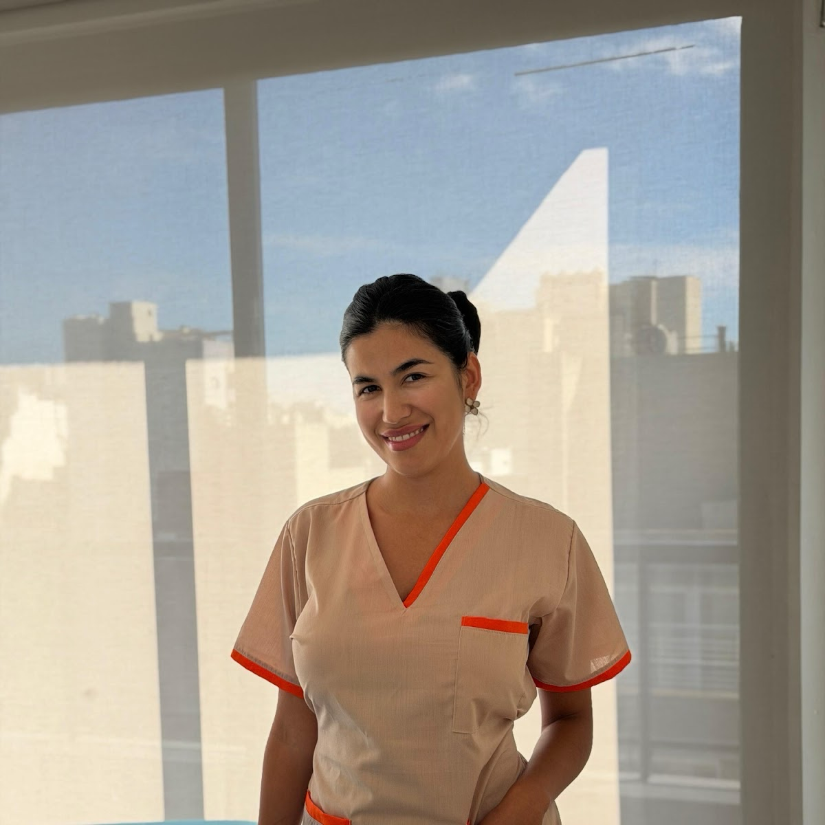 Profesional de Calma Studio en el espacio del spa